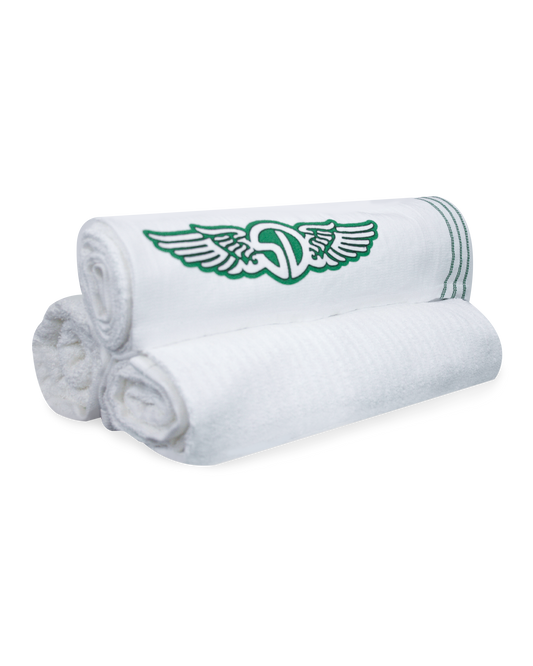 Straight Down Club Towel - Green