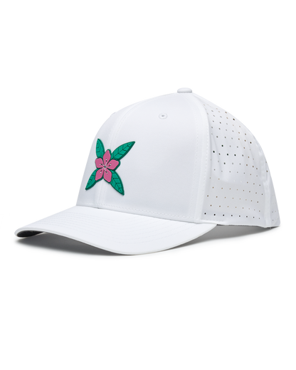 Straight Down Azalea Hat - White