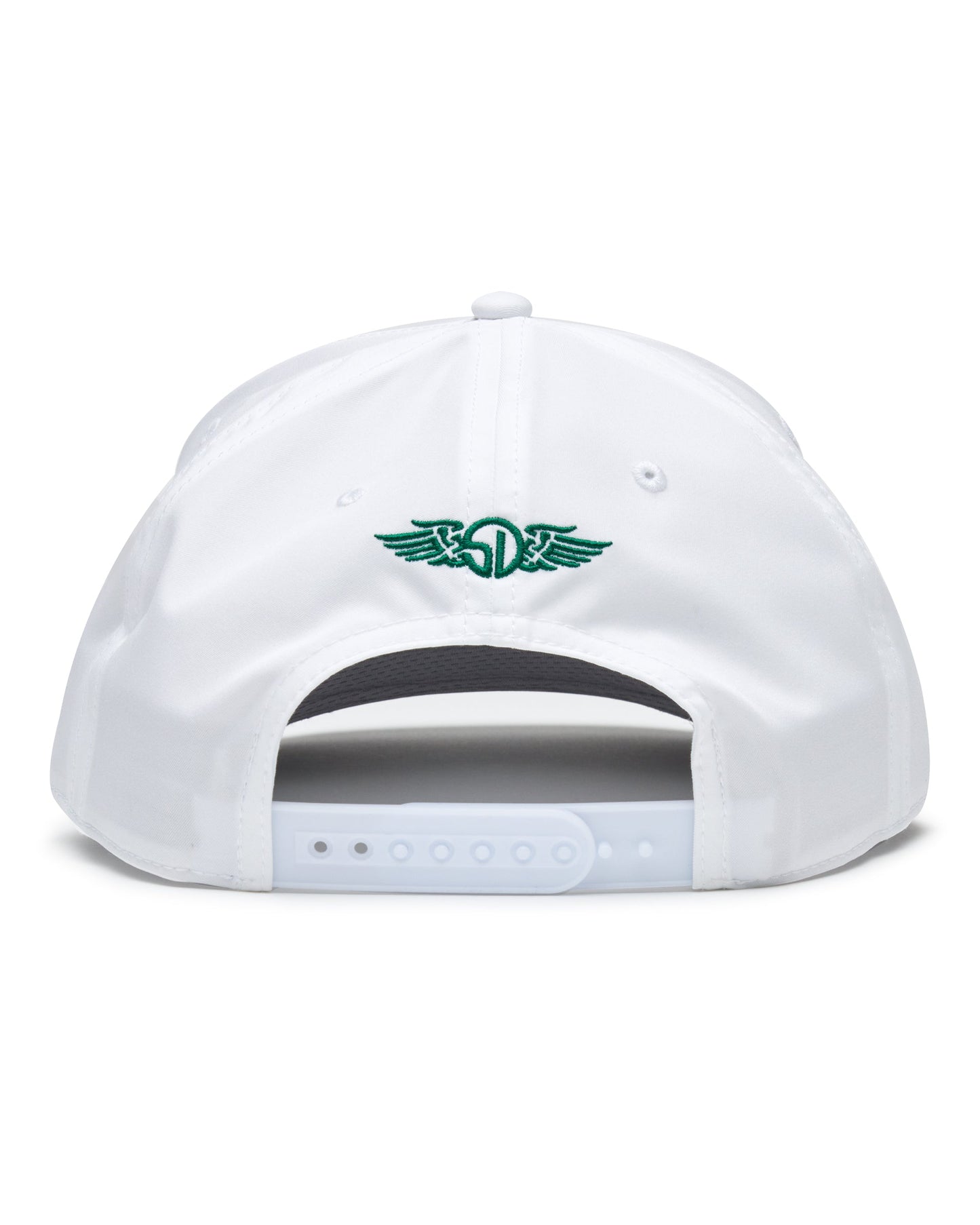 Straight Down Pin High Rope Hat - White Kelly