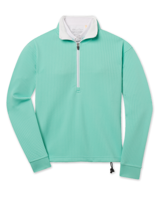 Straight Down Opal Half Zip - Cascade