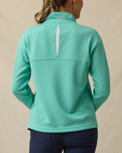 Straight Down Opal Half Zip - Cascade