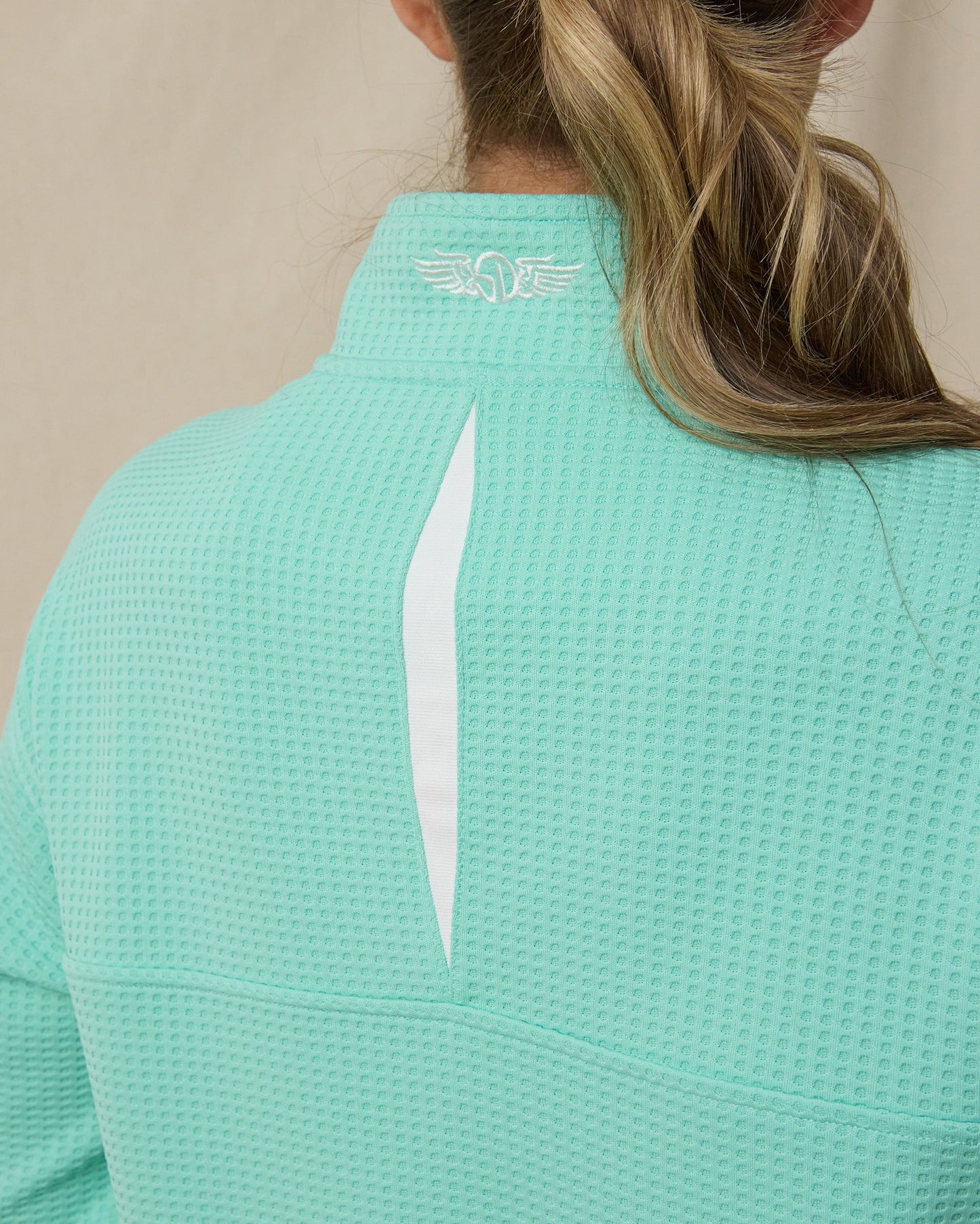 Straight Down Opal Half Zip - Cascade