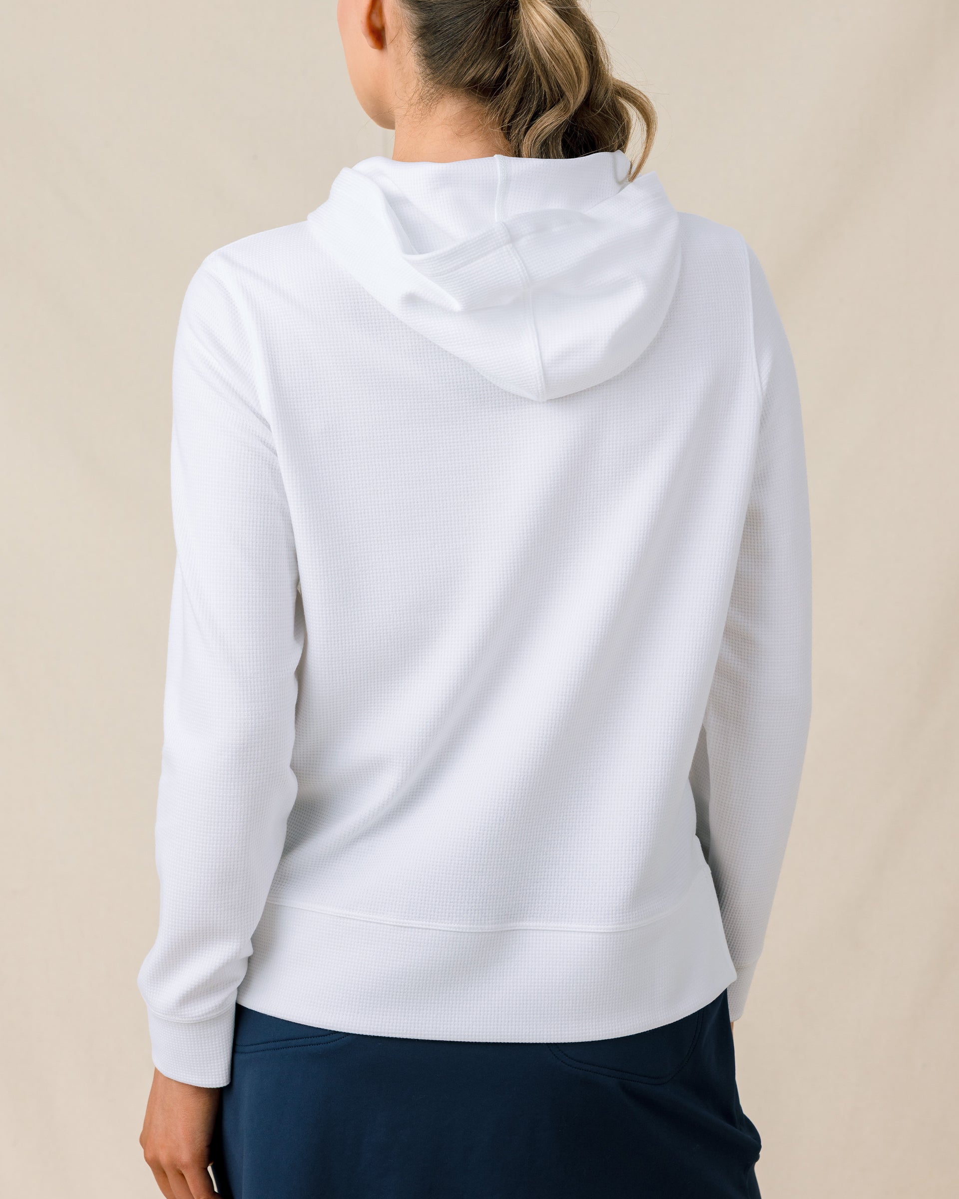 Straight Down Daria Hoodie - White