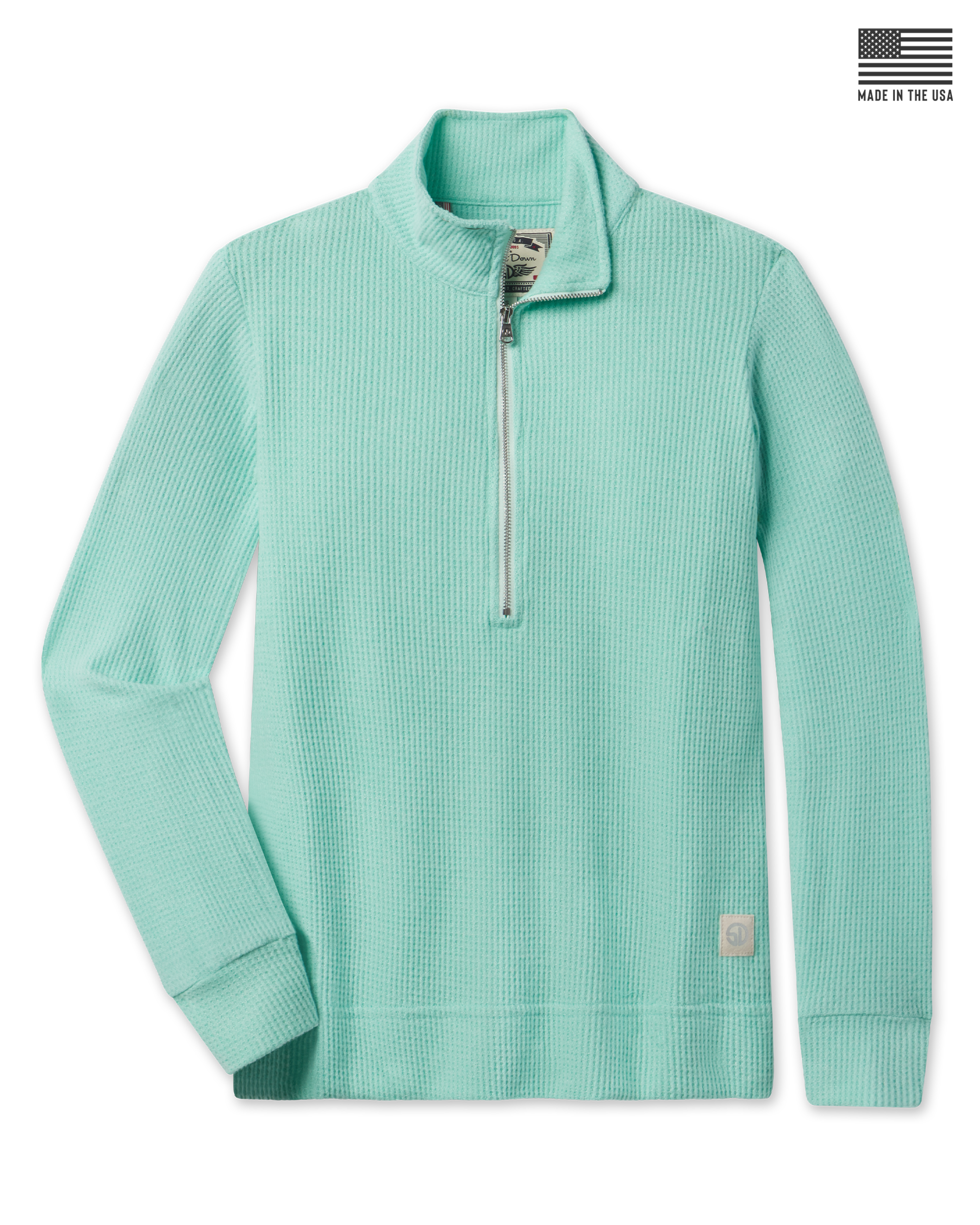 Straight Down Hills Quarter Zip - Cascade
