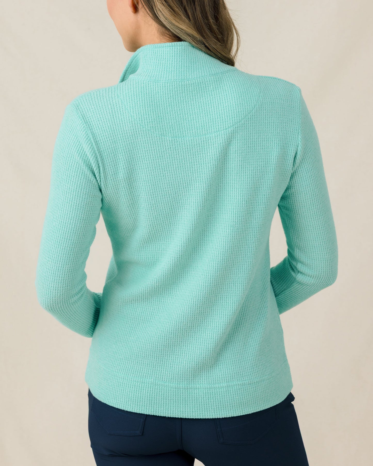 Straight Down Hills Quarter Zip - Cascade