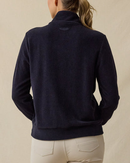 Straight Down Collette Quarter Zip - New Indigo