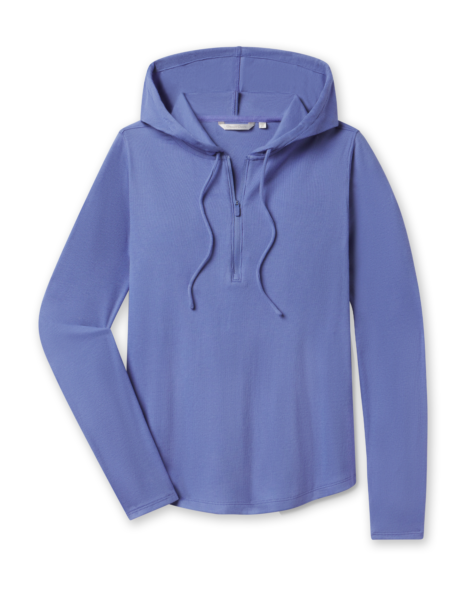 Straight Down Thyme Quarter Zip Hoodie - Tidal