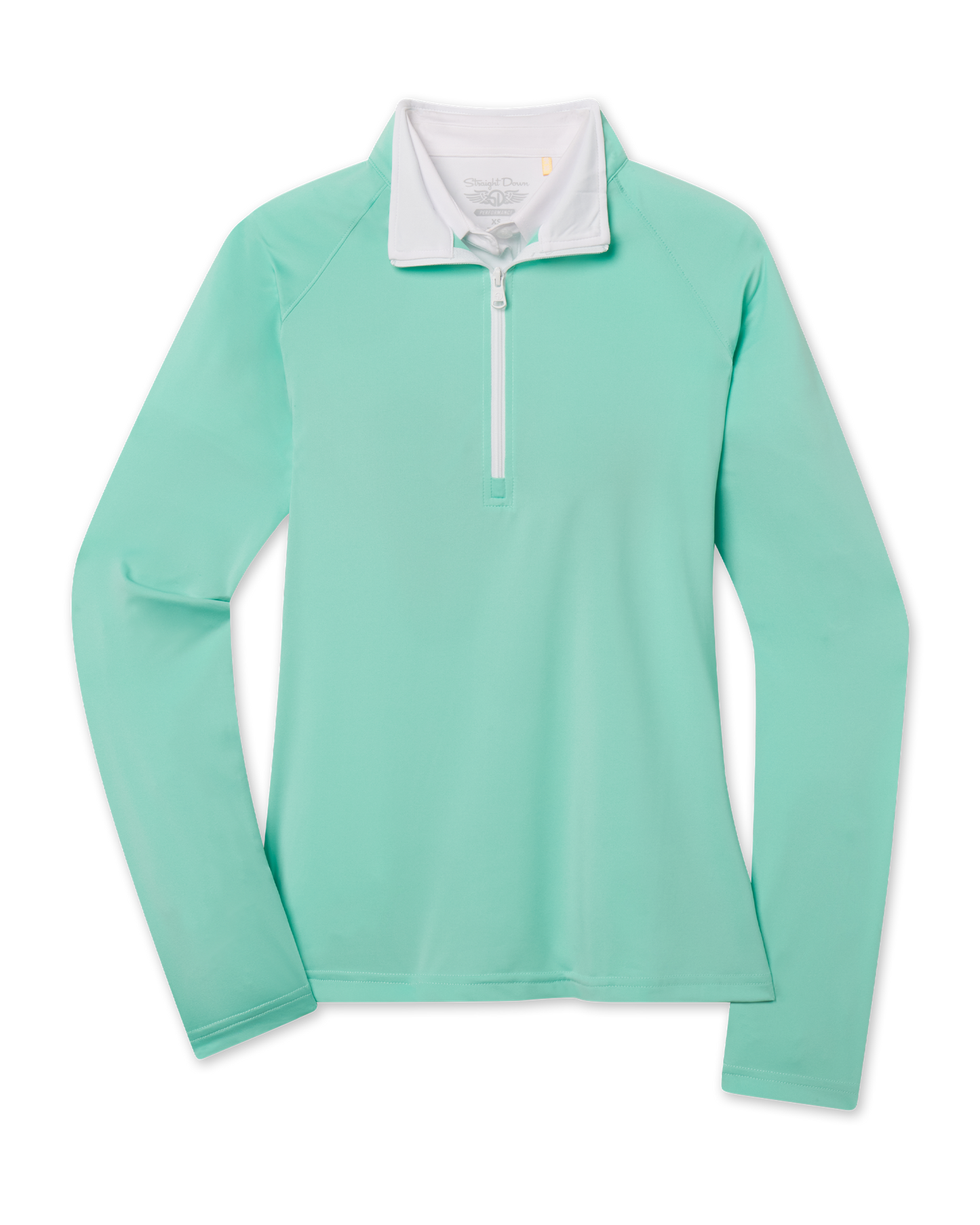 Straight Down Clara Quarter Zip - Cascade