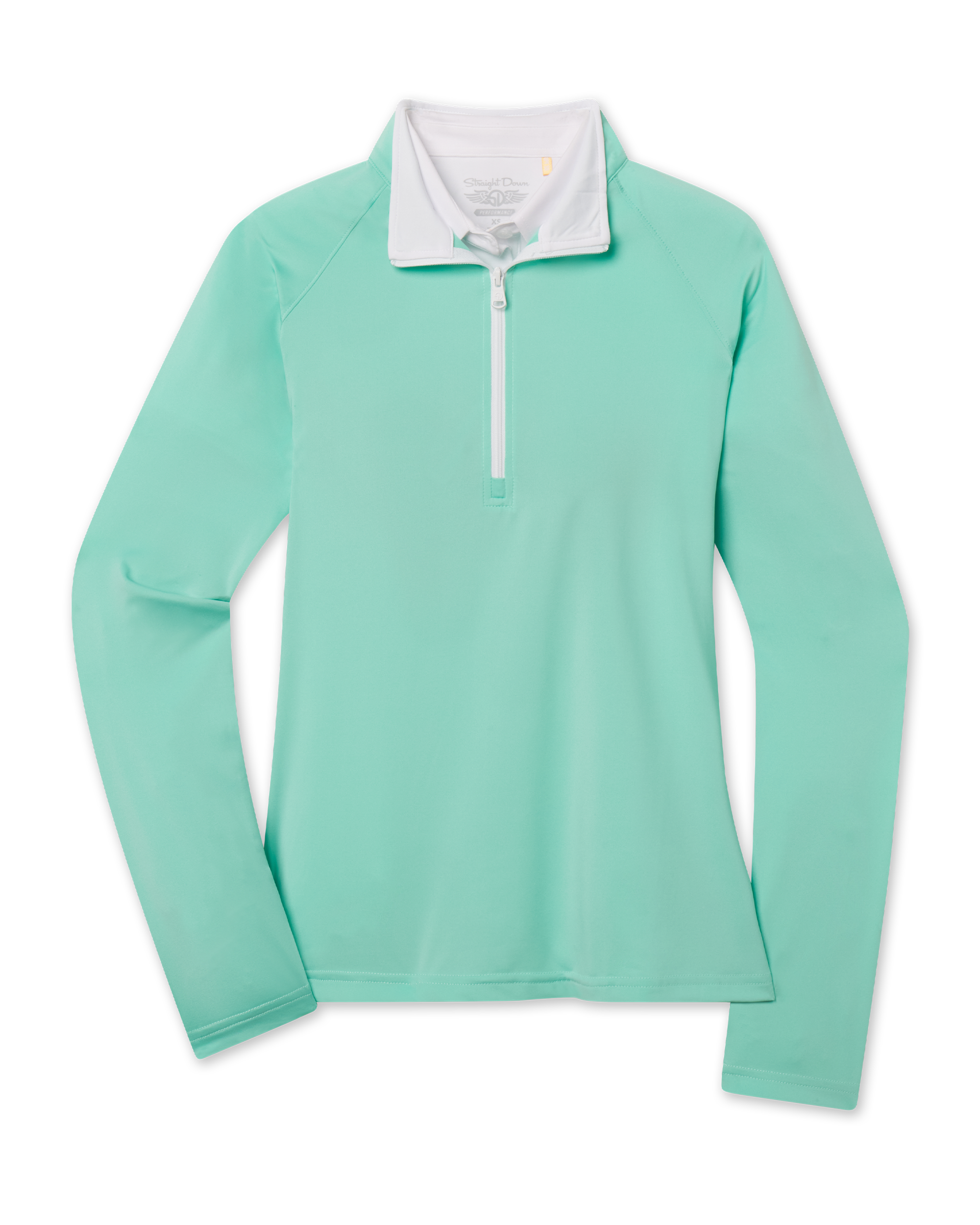 Straight Down Clara Quarter Zip - Cascade