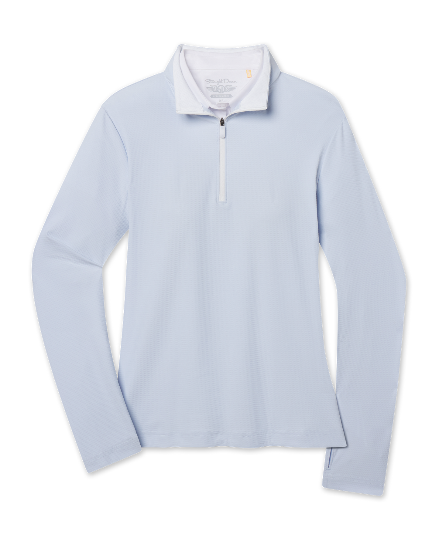 Straight Down Mylite Quarter Zip - Lake