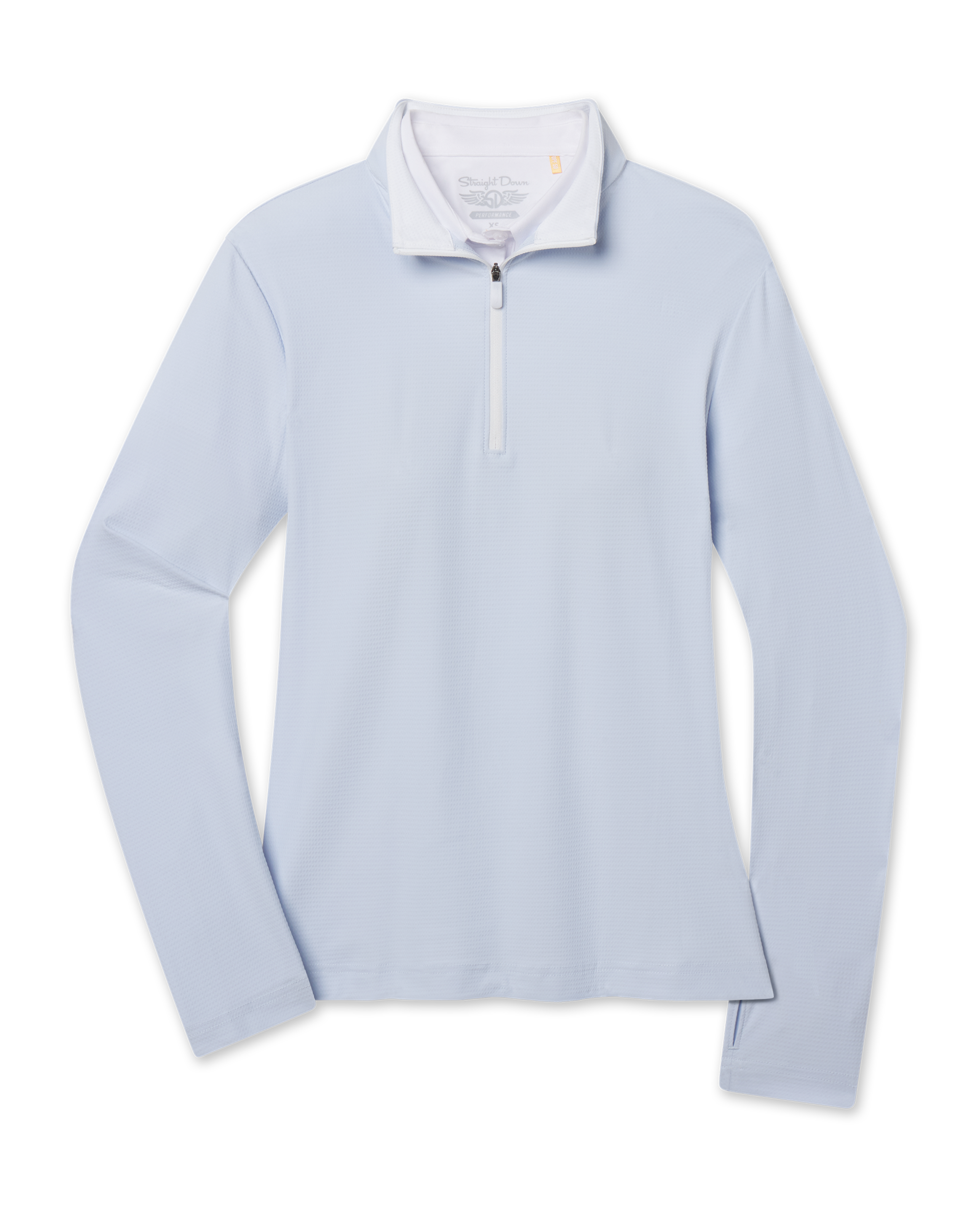 Straight Down Mylite Quarter Zip - Lake