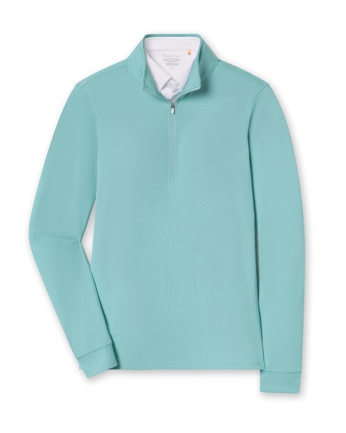 Straight Down Aero Quarter Zip - Green Stone