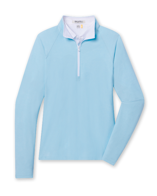 Straight Down Clara Quarter Zip - Gemstone