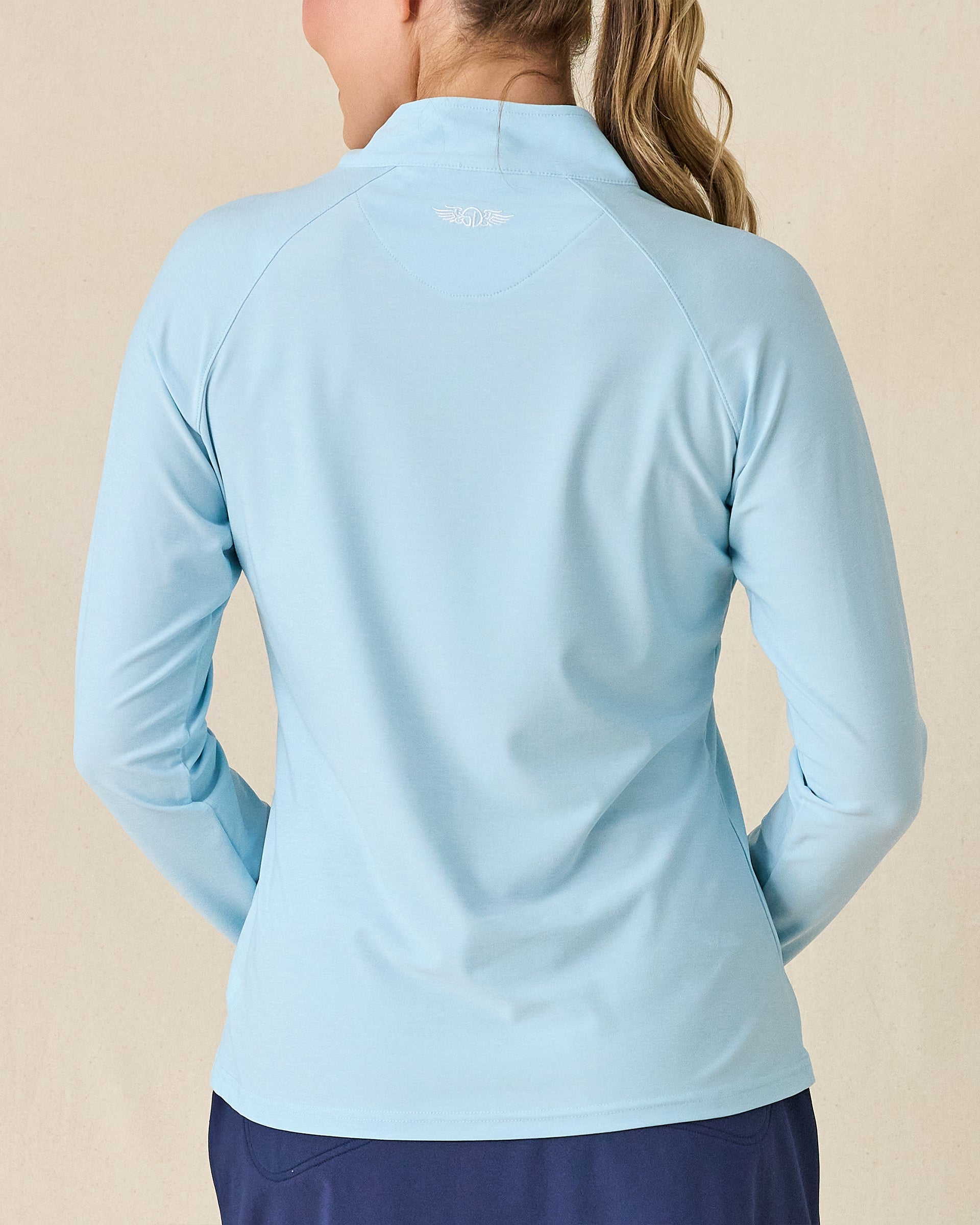 Straight Down Clara Quarter Zip - Gemstone