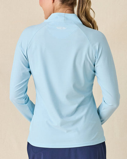 Straight Down Clara Quarter Zip - Gemstone