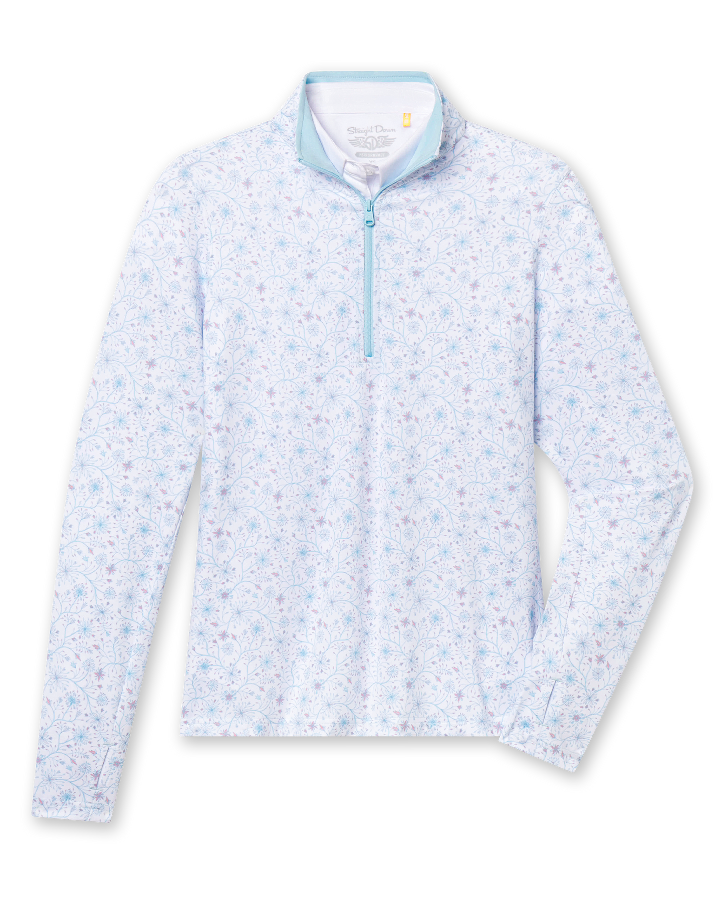 Straight Down Mariette Quarter Zip - Gemstone