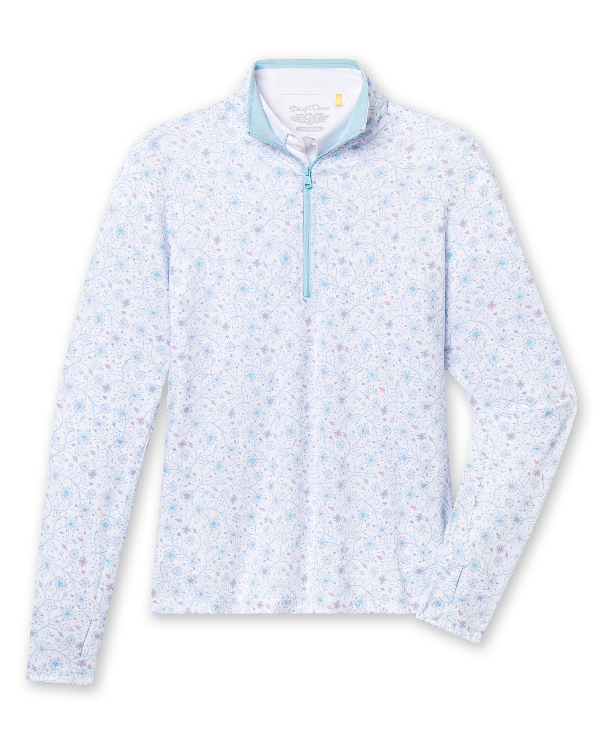 Straight Down Mariette Quarter Zip - Gemstone
