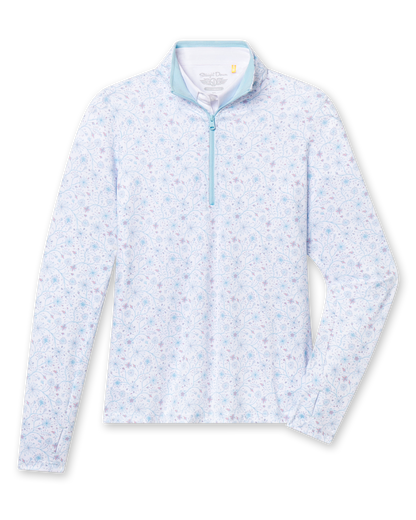 Straight Down Mariette Quarter Zip - Gemstone