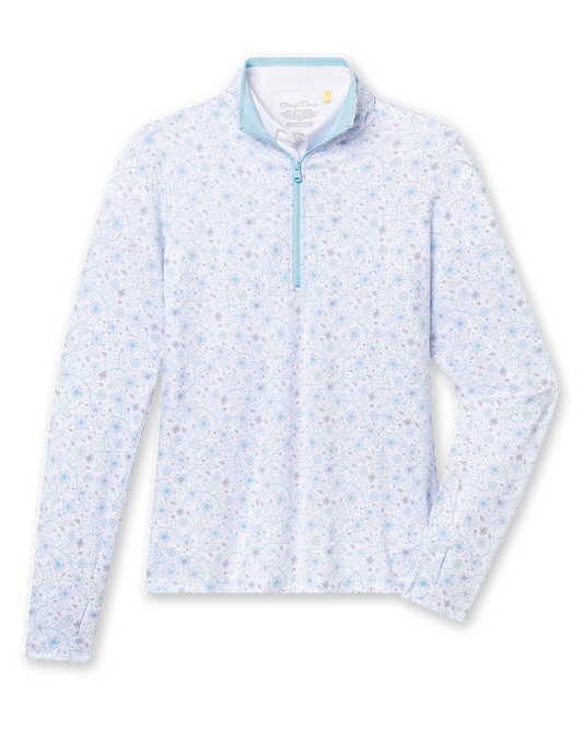Straight Down Mariette Quarter Zip - Gemstone