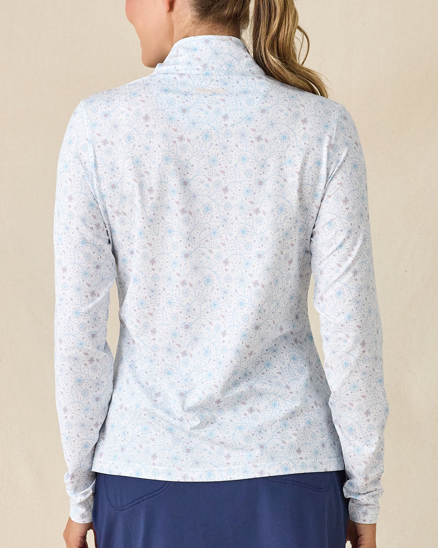 Straight Down Mariette Quarter Zip - Gemstone