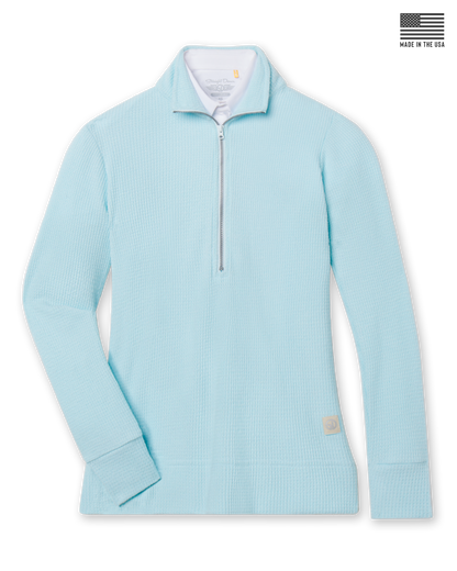 Straight Down Hills Quarter Zip - Gemstone