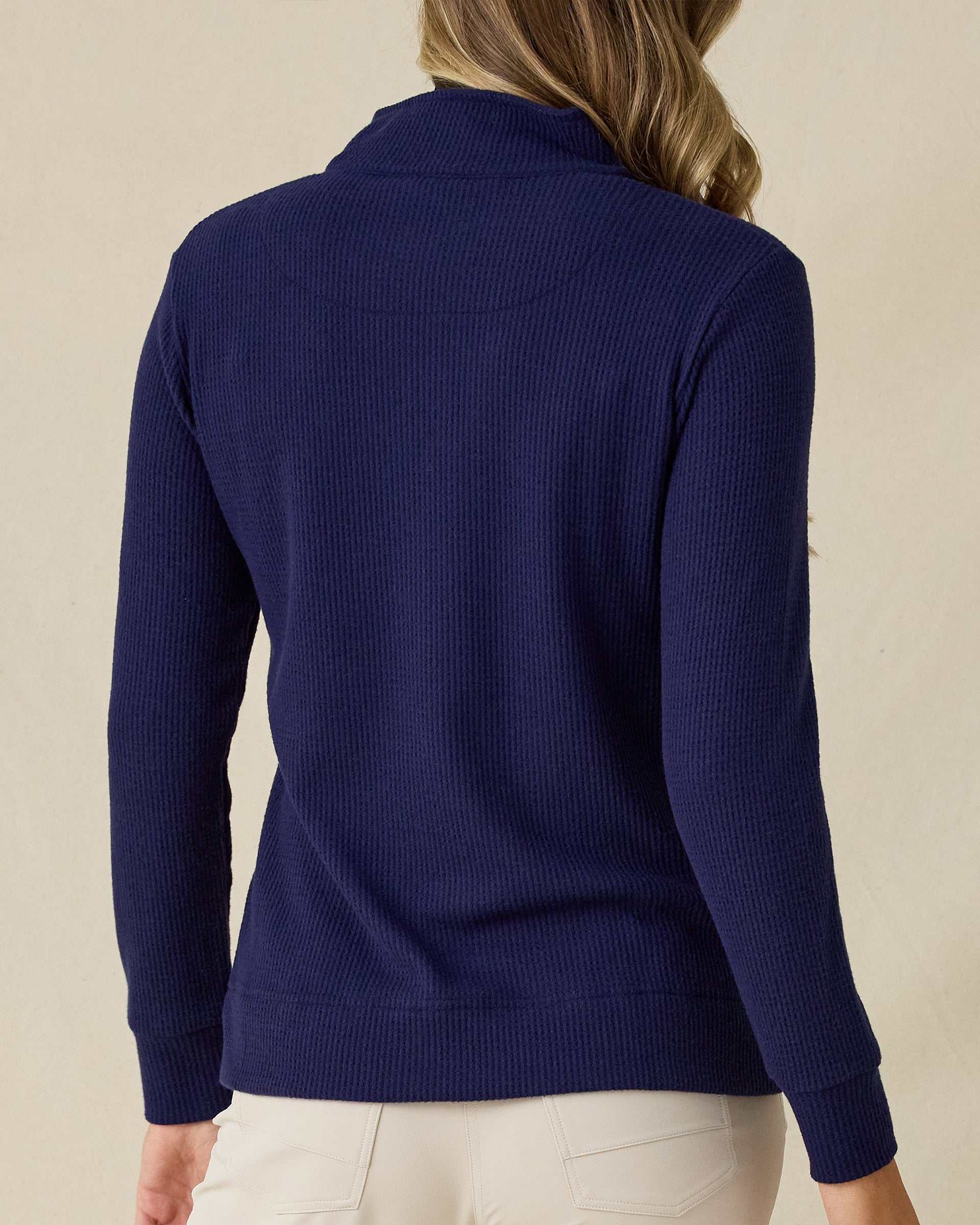 Straight Down Hills Quarter Zip - New Indigo