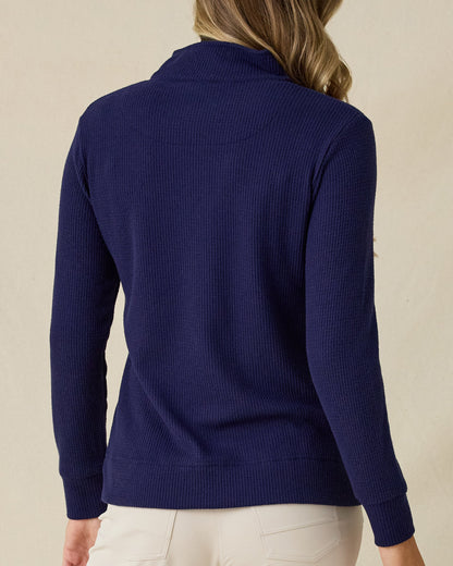 Straight Down Hills Quarter Zip - New Indigo