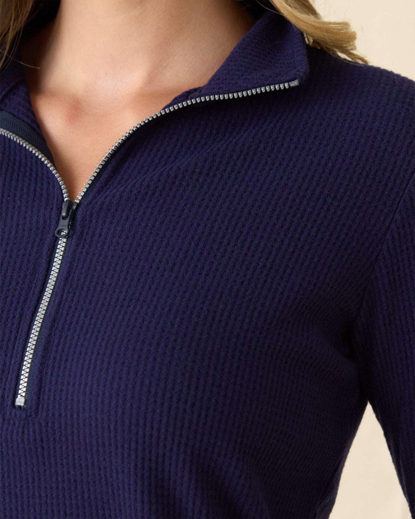 Straight Down Hills Quarter Zip - New Indigo