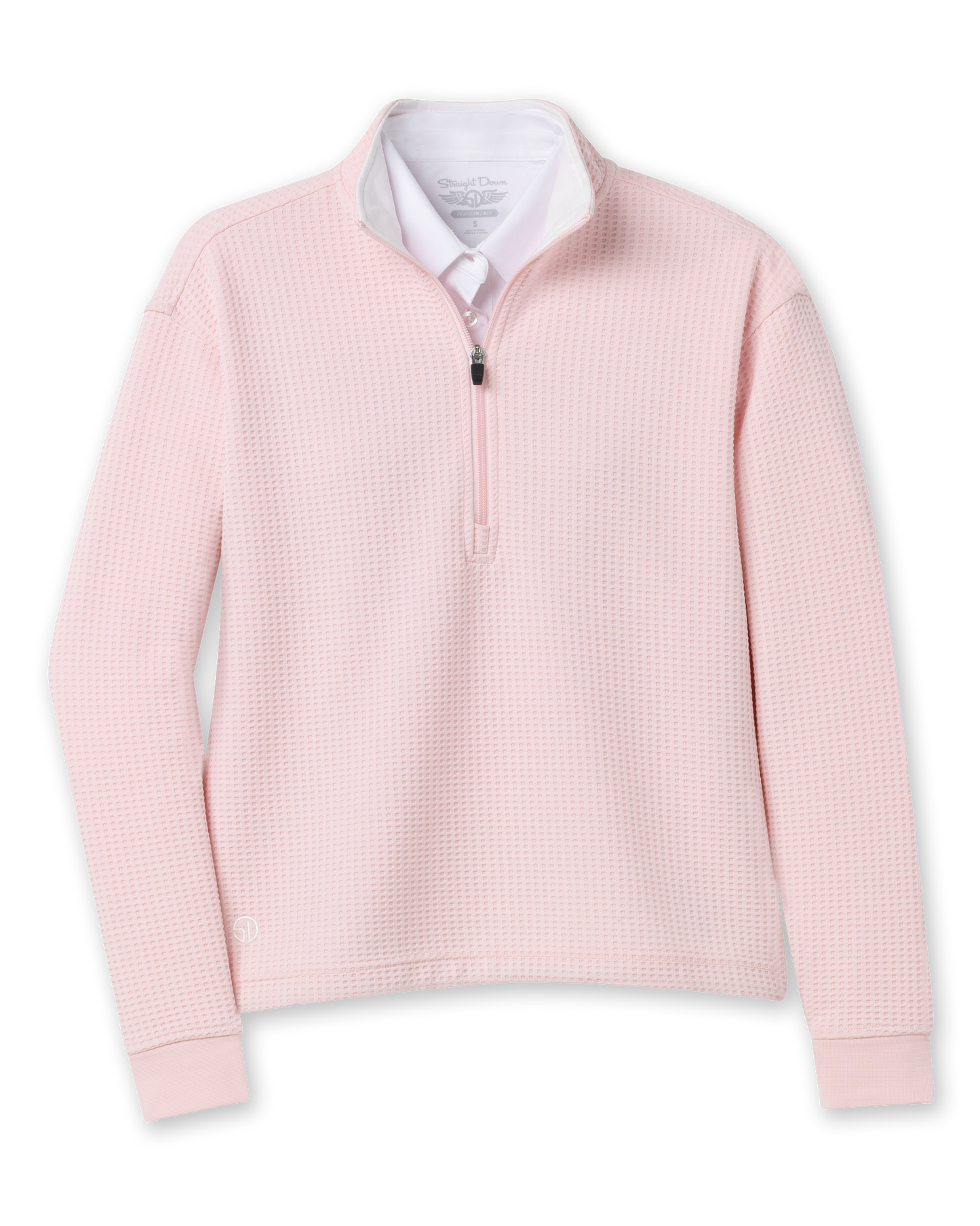 Straight Down Opal Half Zip - Soft Pink