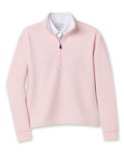Straight Down Opal Half Zip - Soft Pink