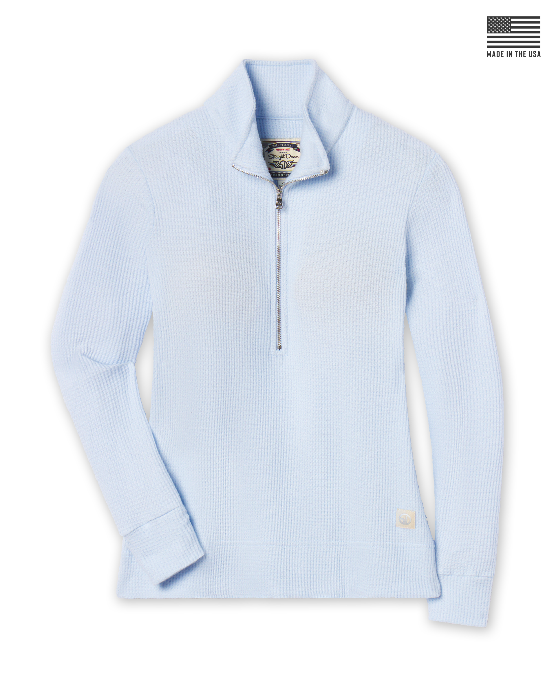 Straight Down Hills Quarter Zip - Lake