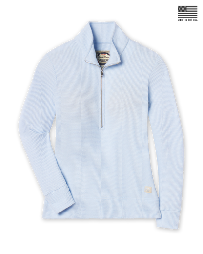 Straight Down Hills Quarter Zip - Lake