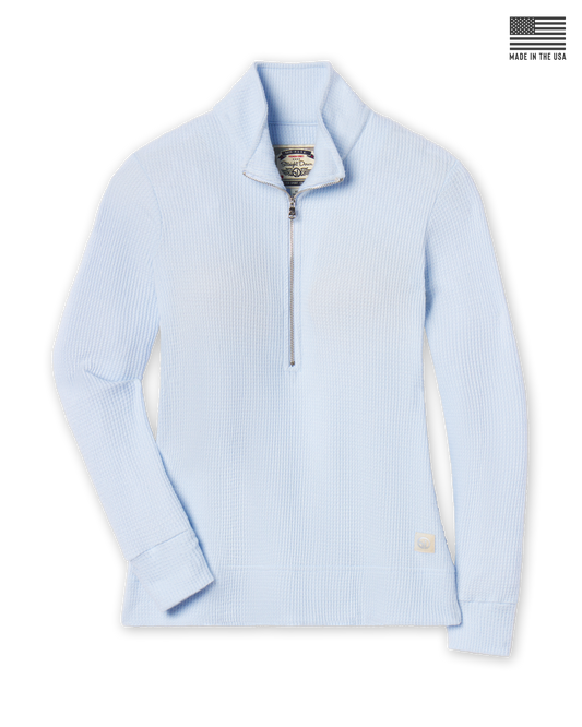 Straight Down Hills Quarter Zip - Lake