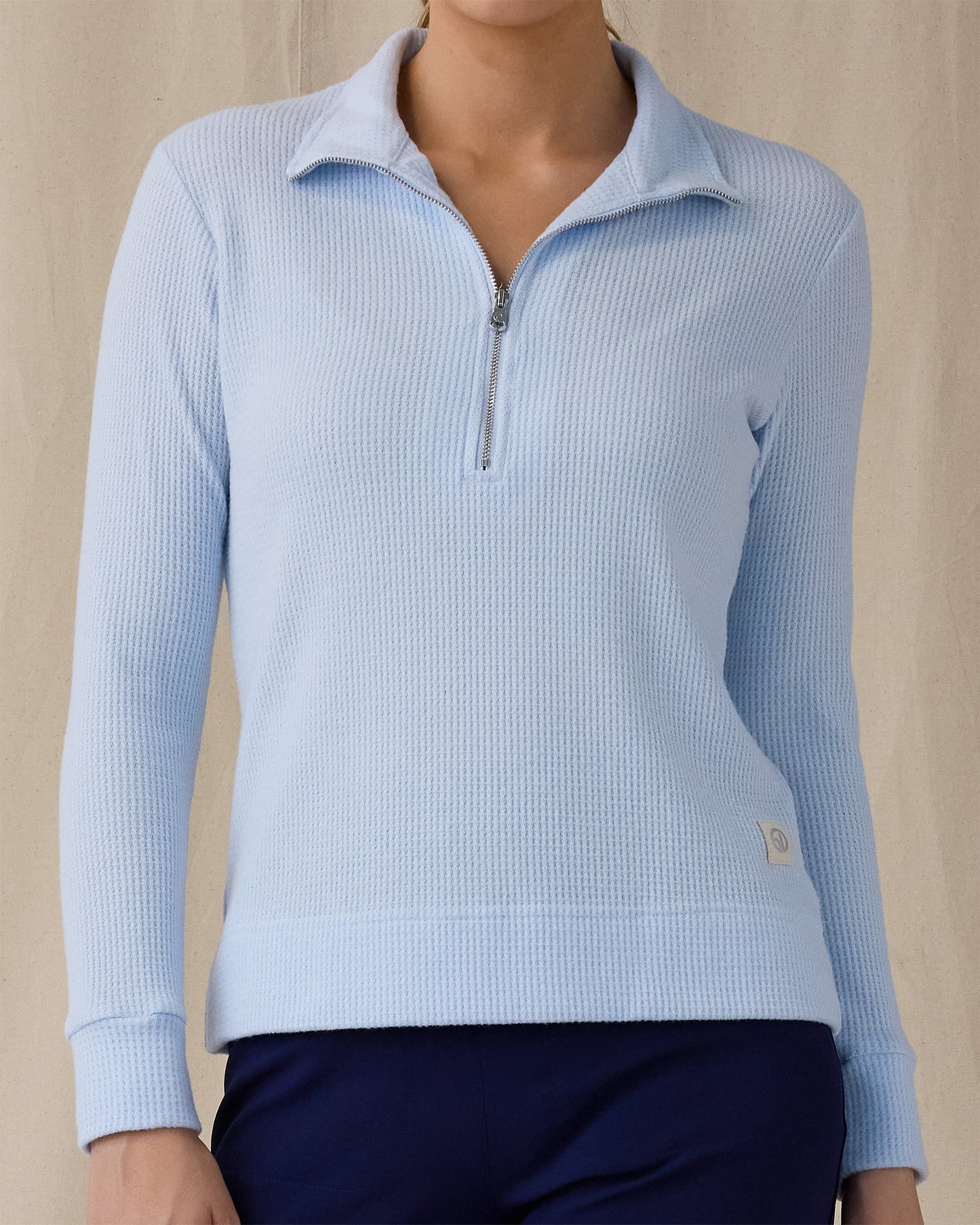 Straight Down Hills Quarter Zip - Lake