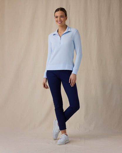 Straight Down Hills Quarter Zip - Lake