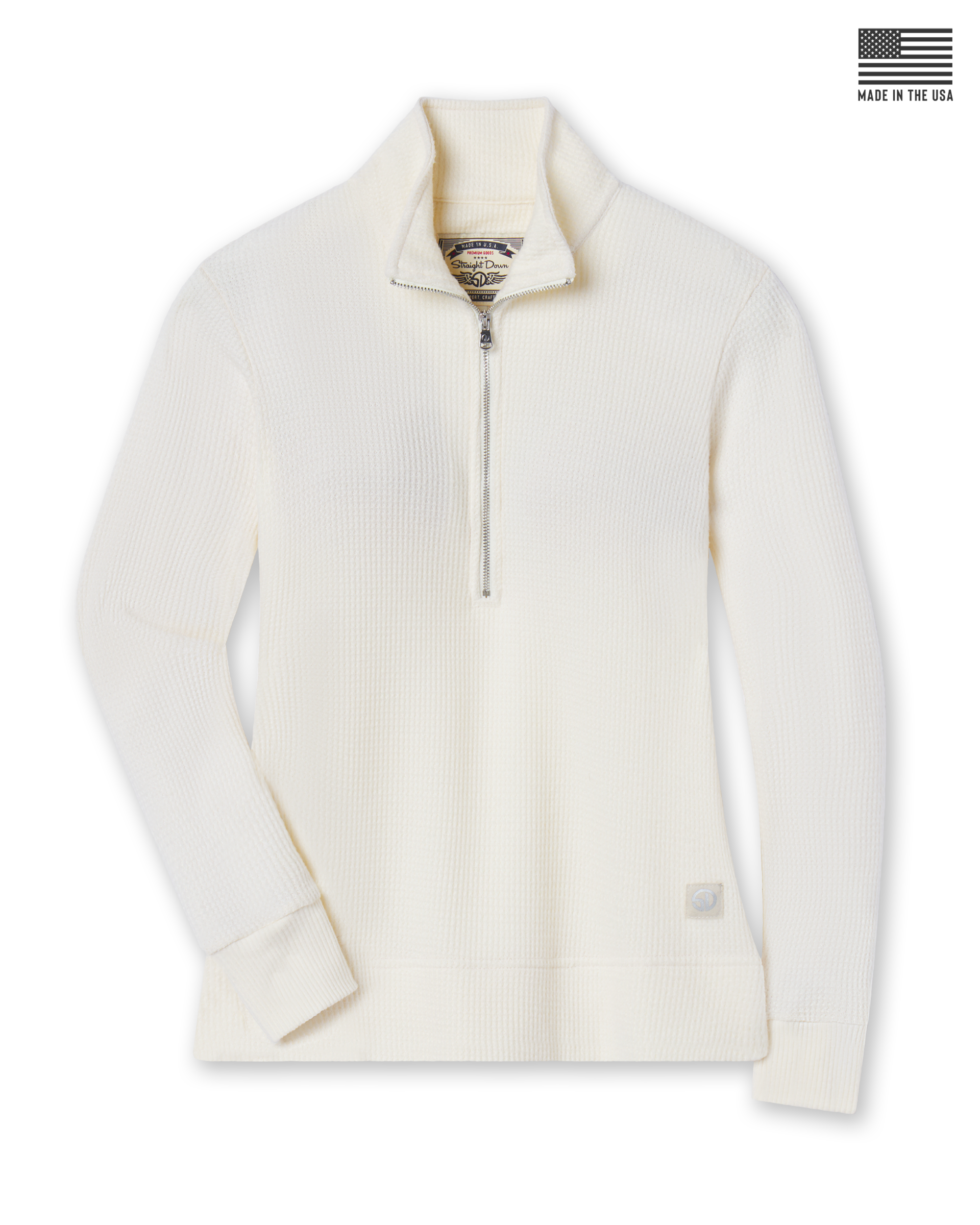Straight Down Hills Quarter Zip - Cream