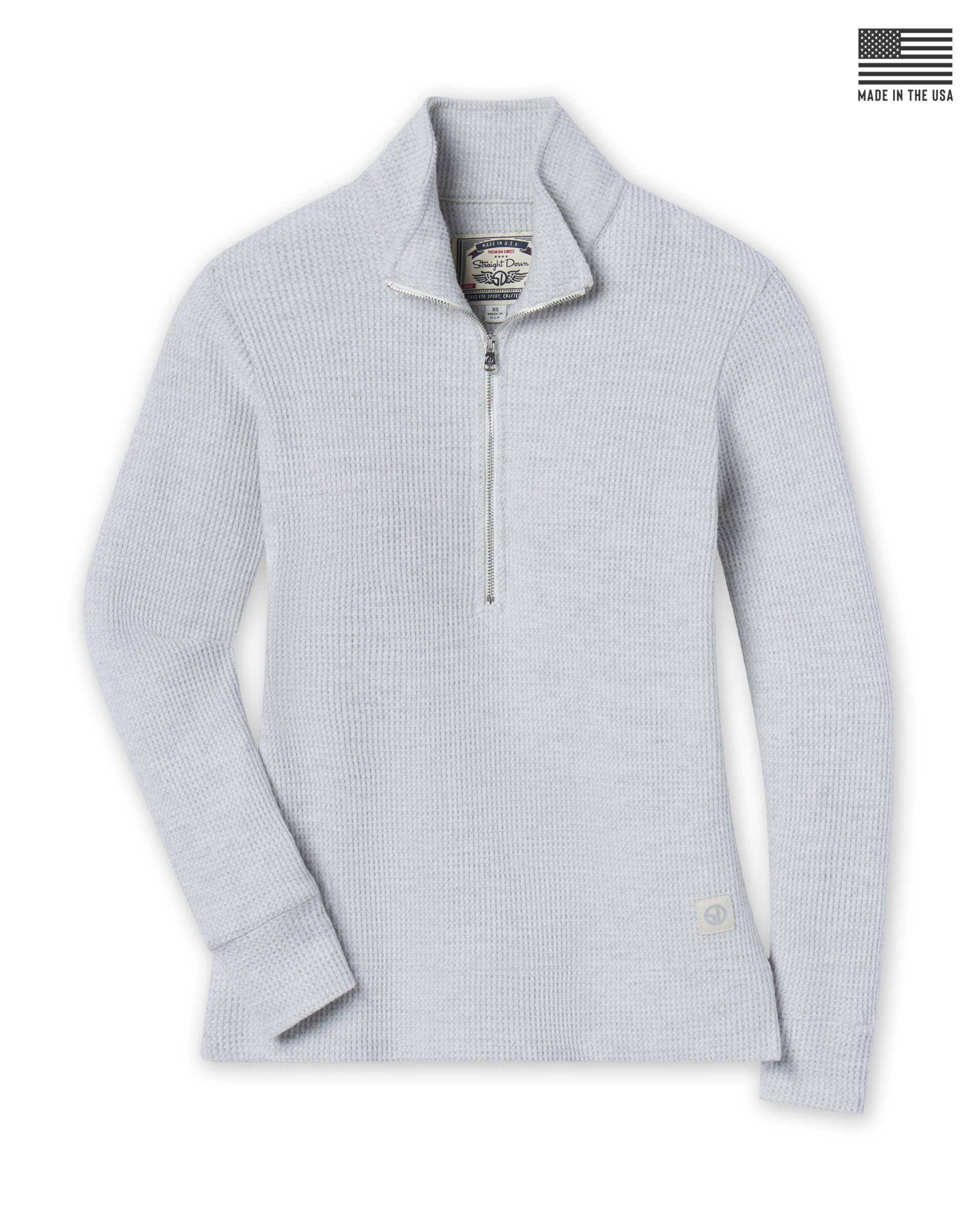 Straight Down Hills Quarter Zip - New Heather