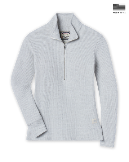 Straight Down Hills Quarter Zip - New Heather
