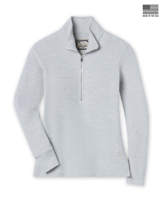 Straight Down Hills Quarter Zip - New Heather