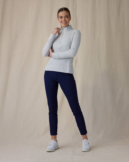 Straight Down Hills Quarter Zip - New Heather