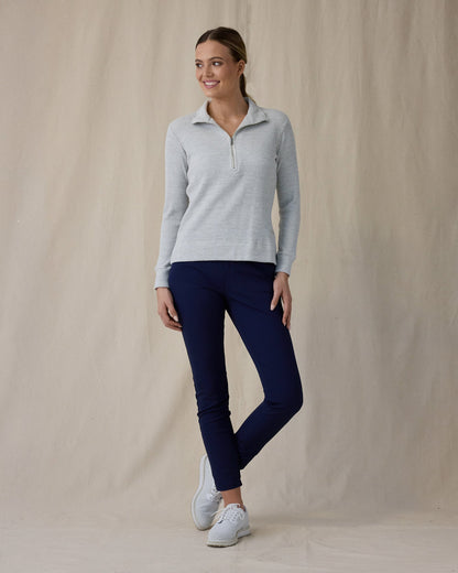 Straight Down Hills Quarter Zip - New Heather