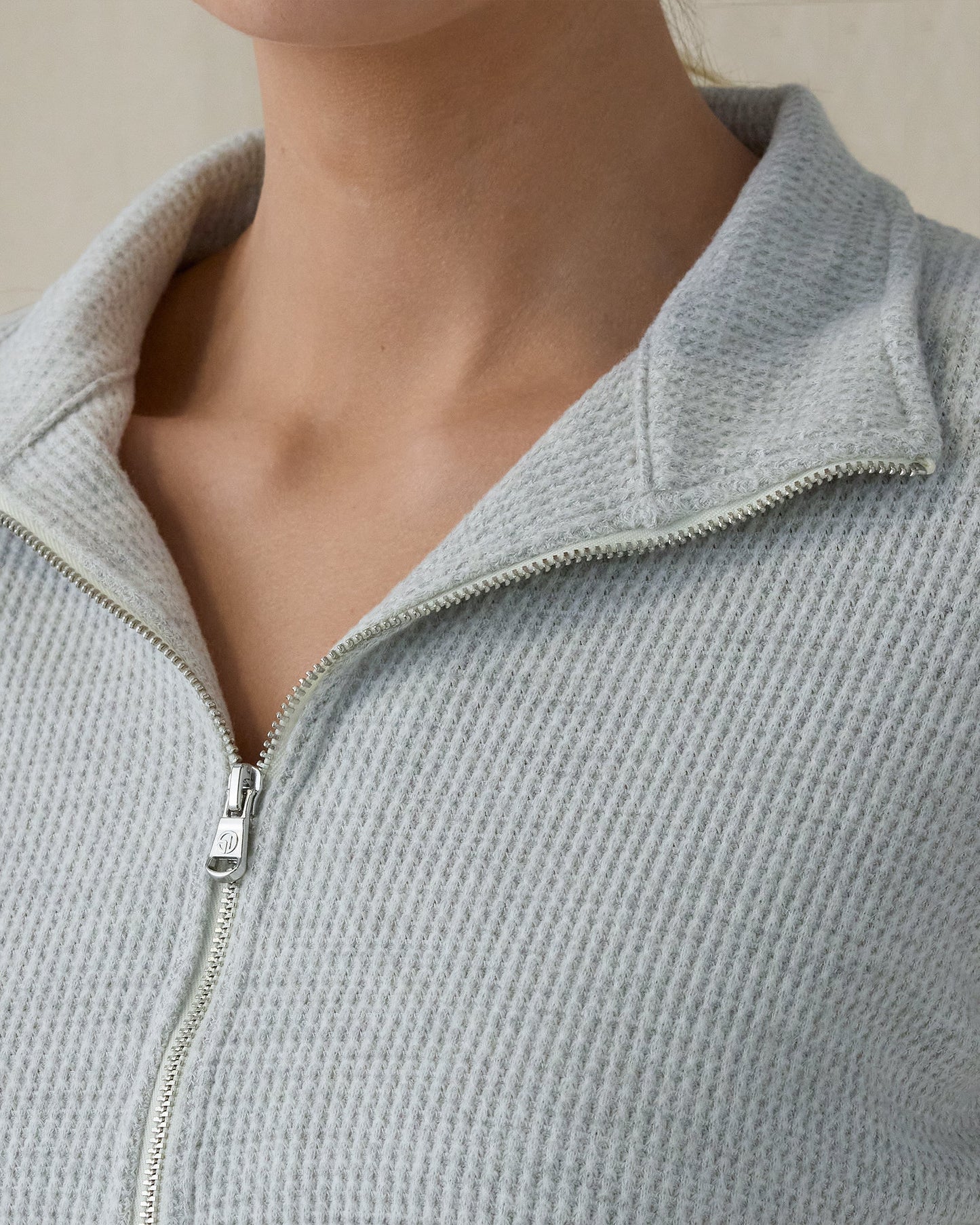 Straight Down Hills Quarter Zip - New Heather