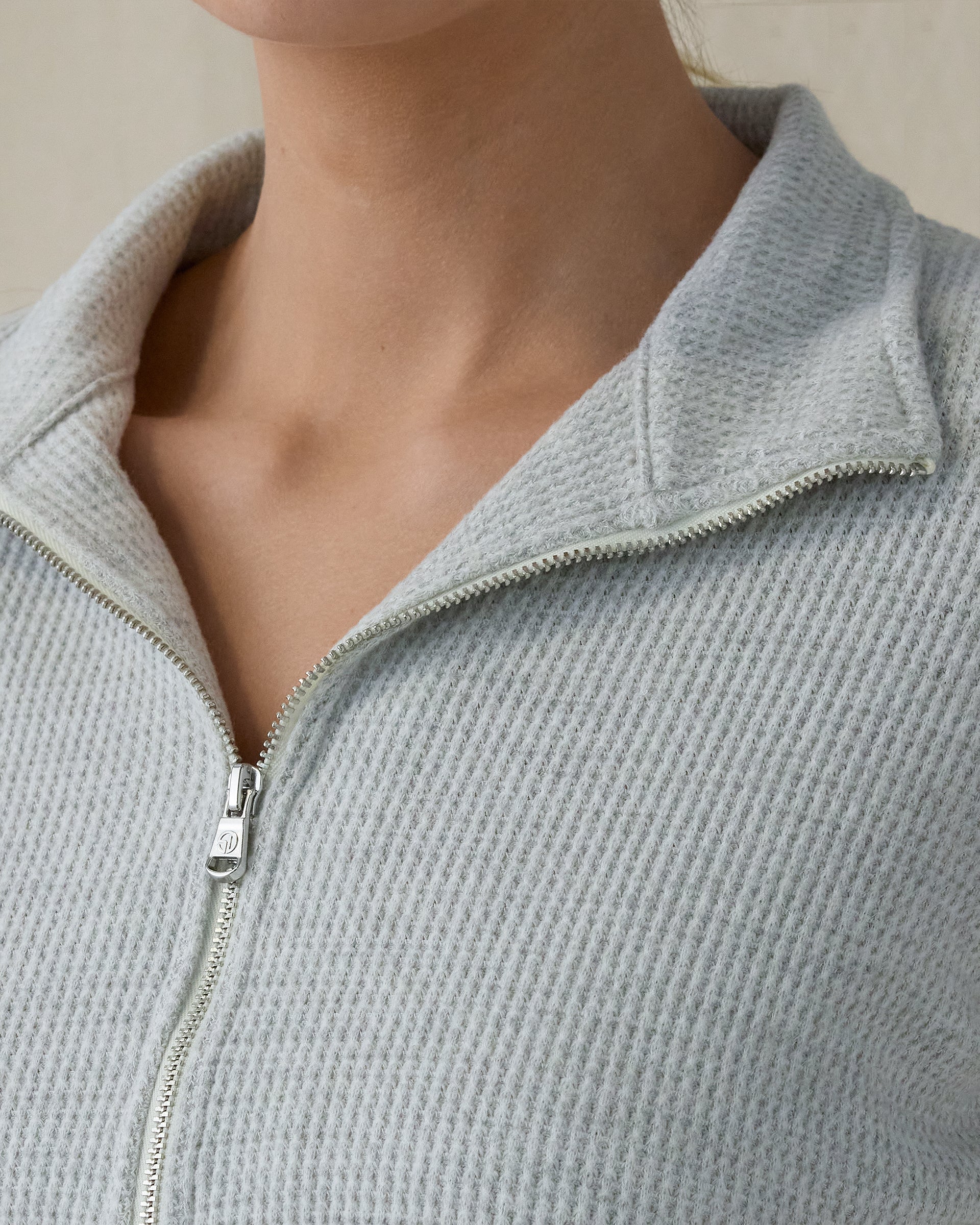 Straight Down Hills Quarter Zip - New Heather