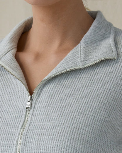 Straight Down Hills Quarter Zip - New Heather