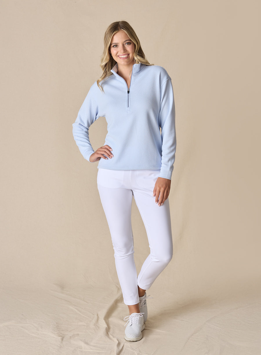 Straight Down Opal Half Zip - Powder
