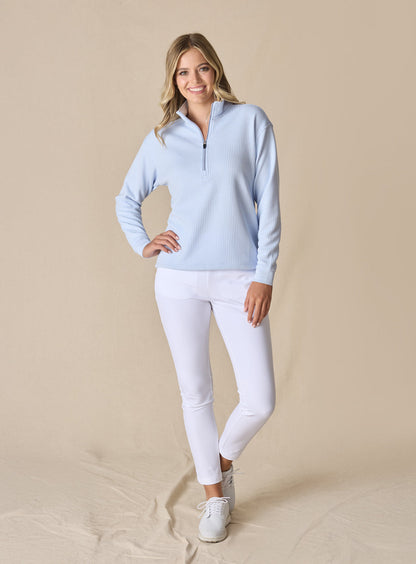 Straight Down Opal Half Zip - Powder