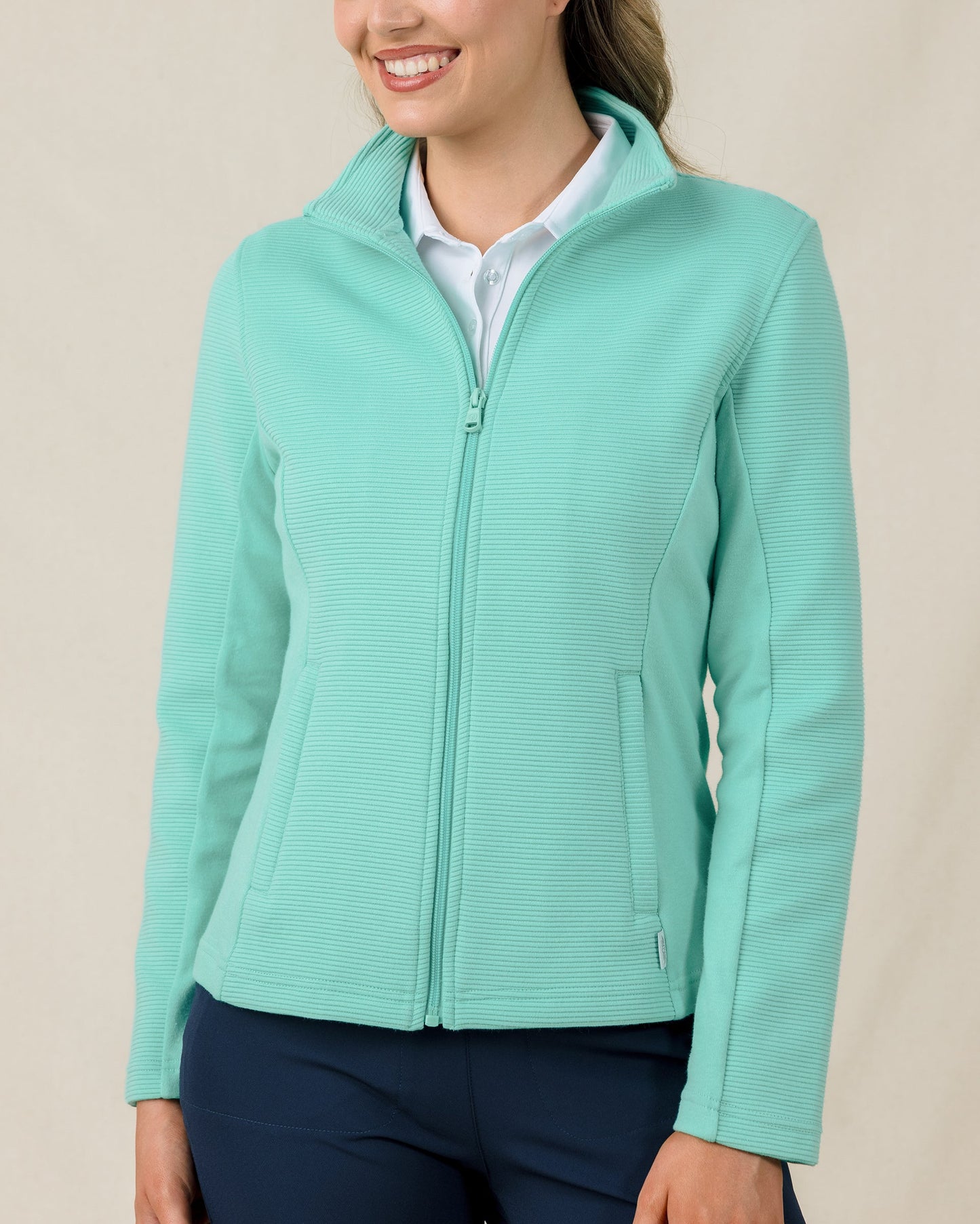 Straight Down New Swing Jacket - Cascade