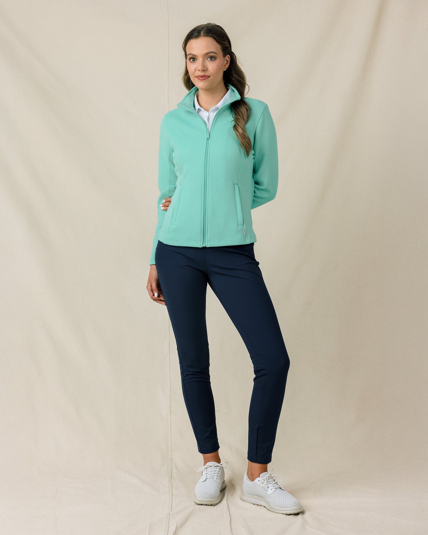 Straight Down New Swing Jacket - Cascade