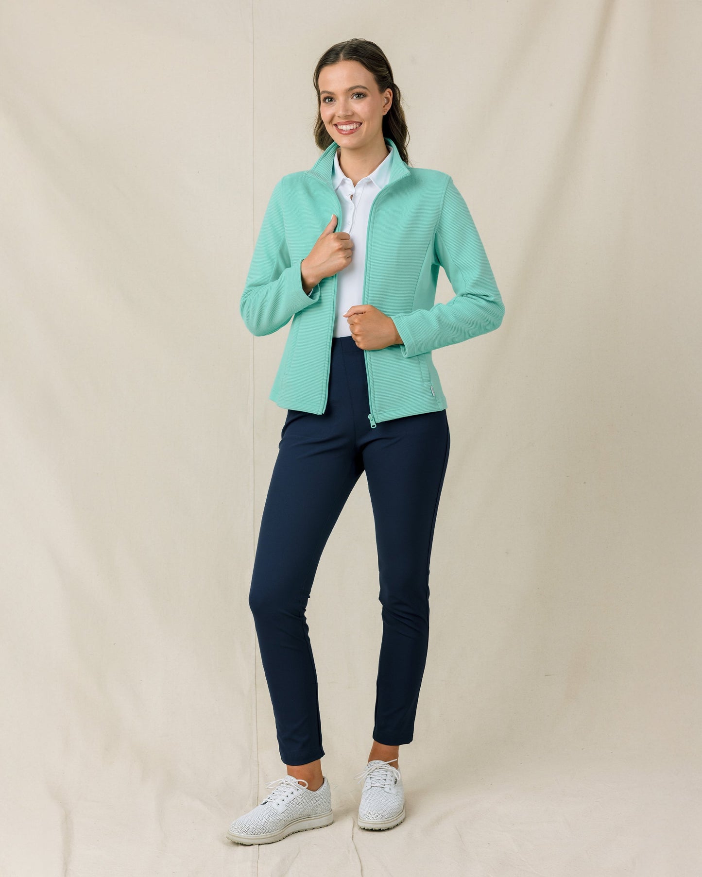 Straight Down New Swing Jacket - Cascade