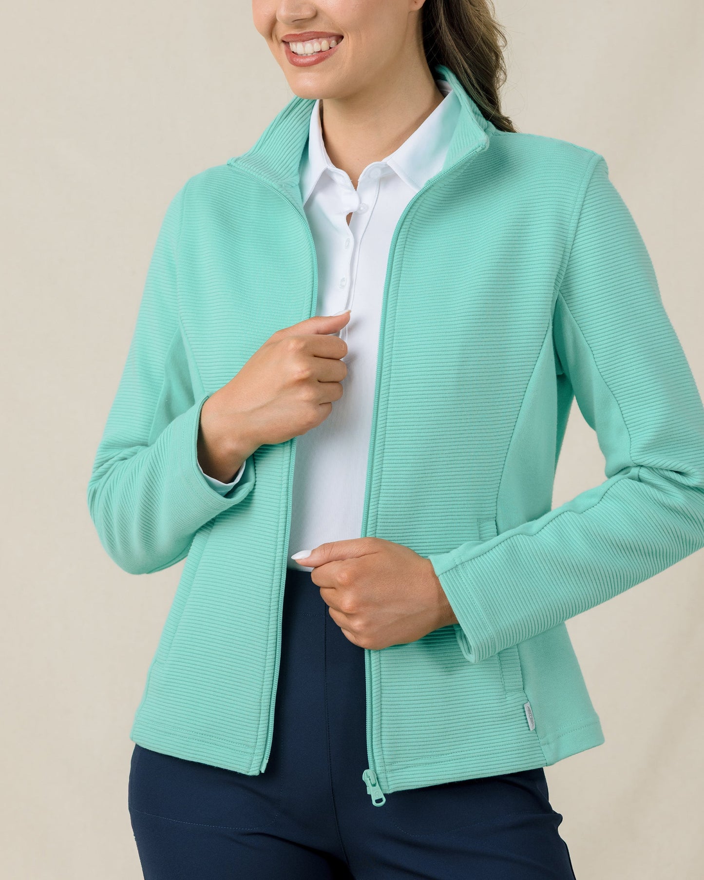 Straight Down New Swing Jacket - Cascade
